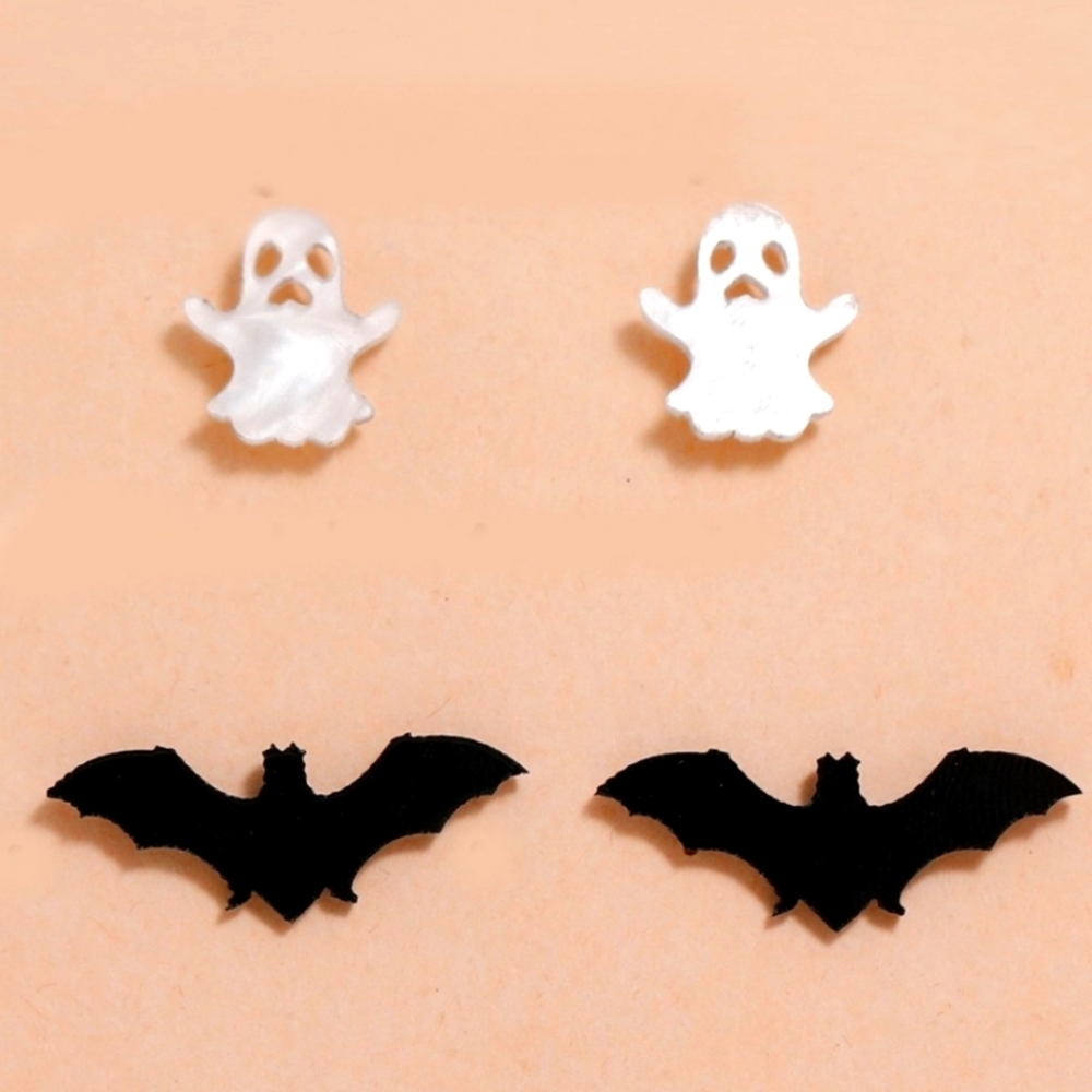 🦇👻 Twofer Pack Ghosts & Bats Earrings 👻🦇
